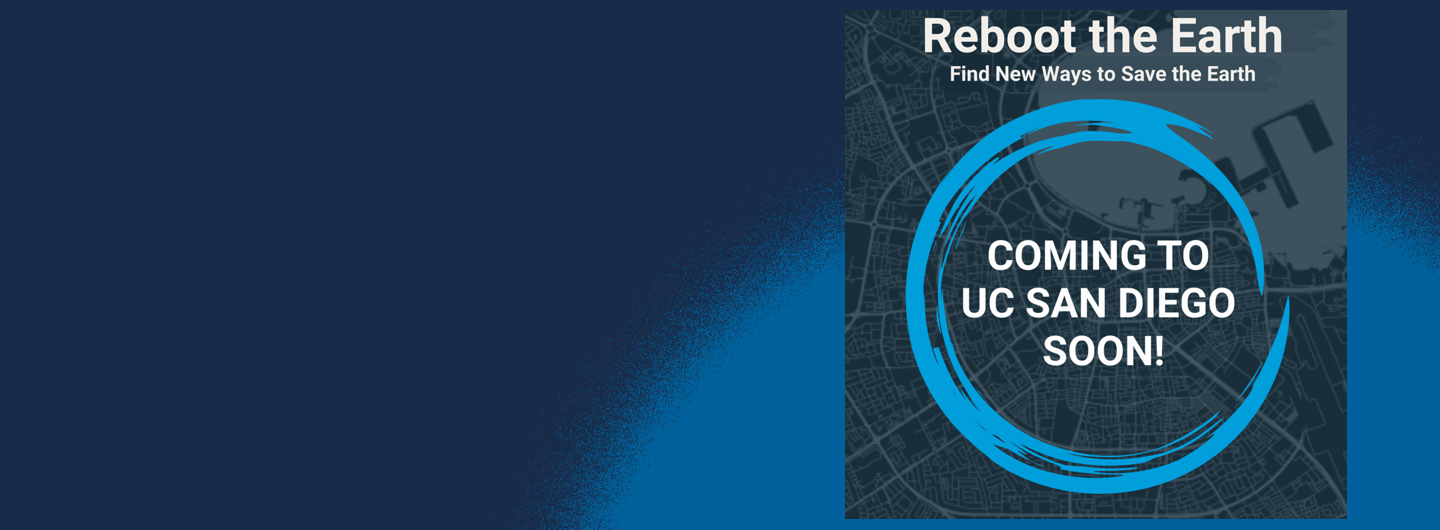 Text announcing the date of Reboot the Earth